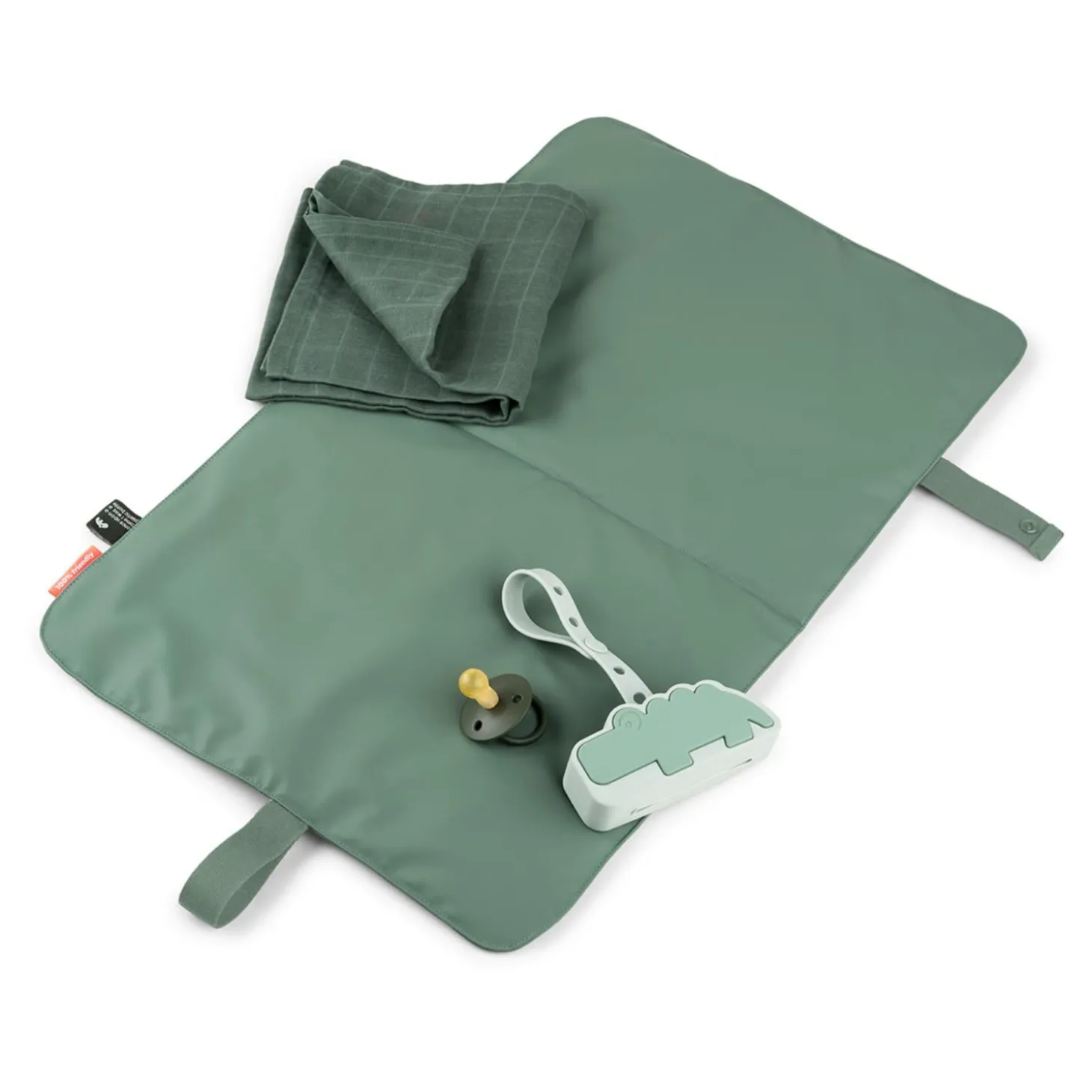 Done by Deer Matelas à langer pliable Vert