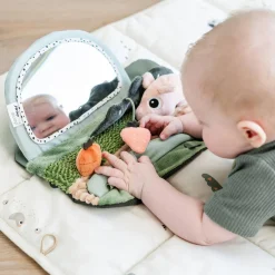 Done by Deer                    Miroir d'éveil Tummy time Tiny farm    Multicolore