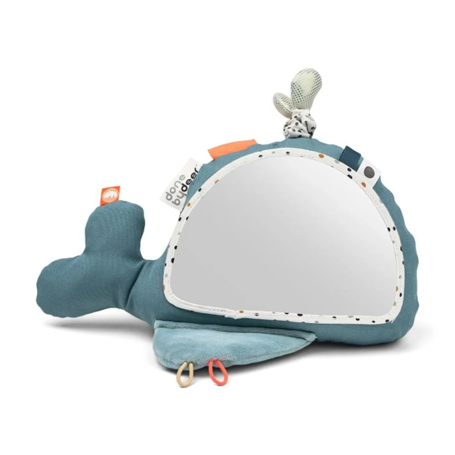 Done by Deer Miroir d'éveil Wally Bleu