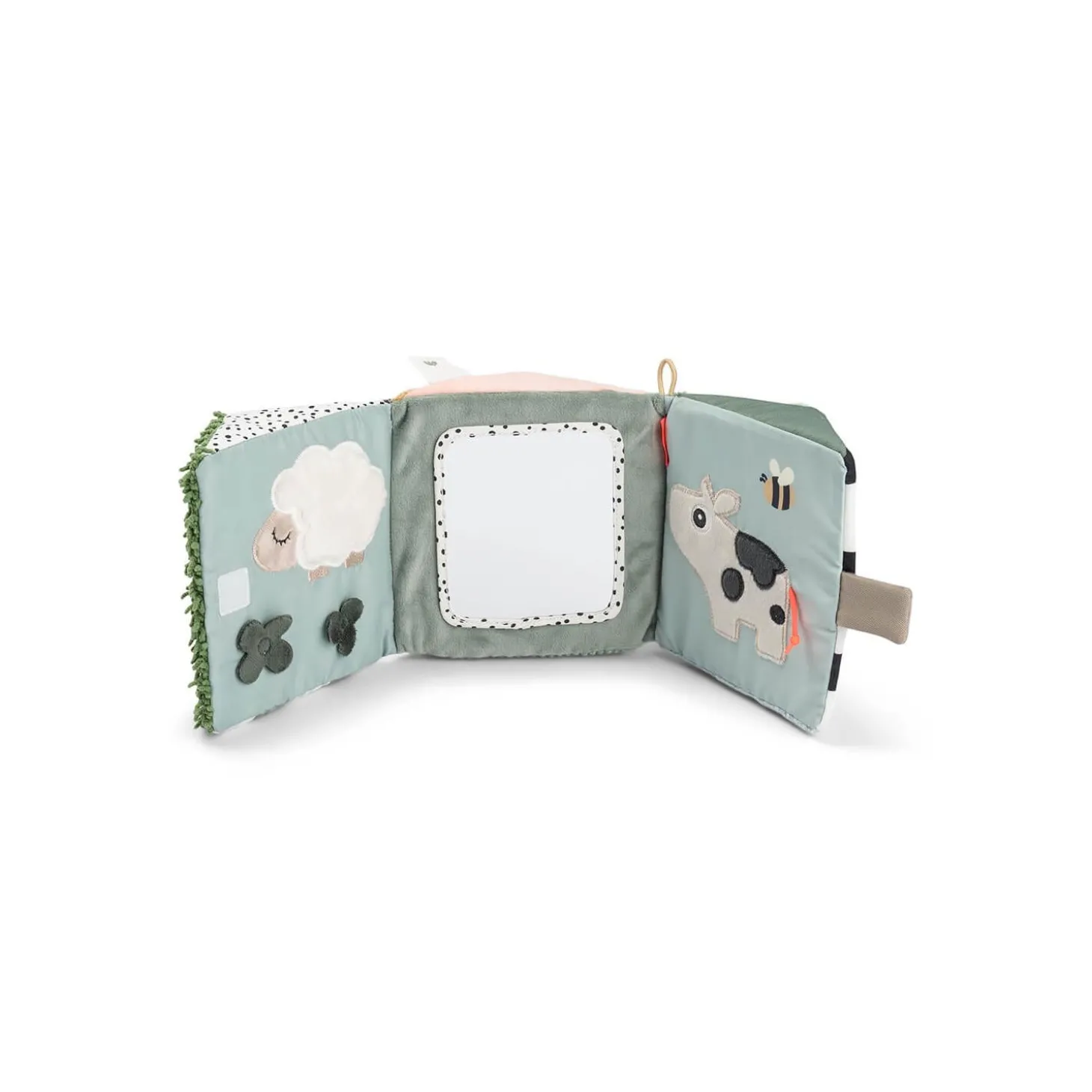 Done by Deer Miroir sensoriel pliable Tiny farm Multicolore