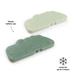 Done by Deer Pains de glace lot de 2 Croco Vert