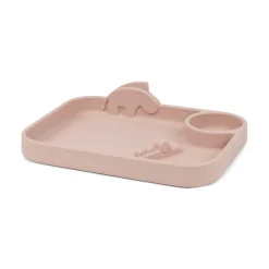 Done by Deer Peekaboo Assiette plateau Deer friends Rose 21,5 x 16 x 5 cm