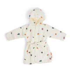 Done by Deer                    Peignoir GOTS    Sea friends Beige            3-4 ans