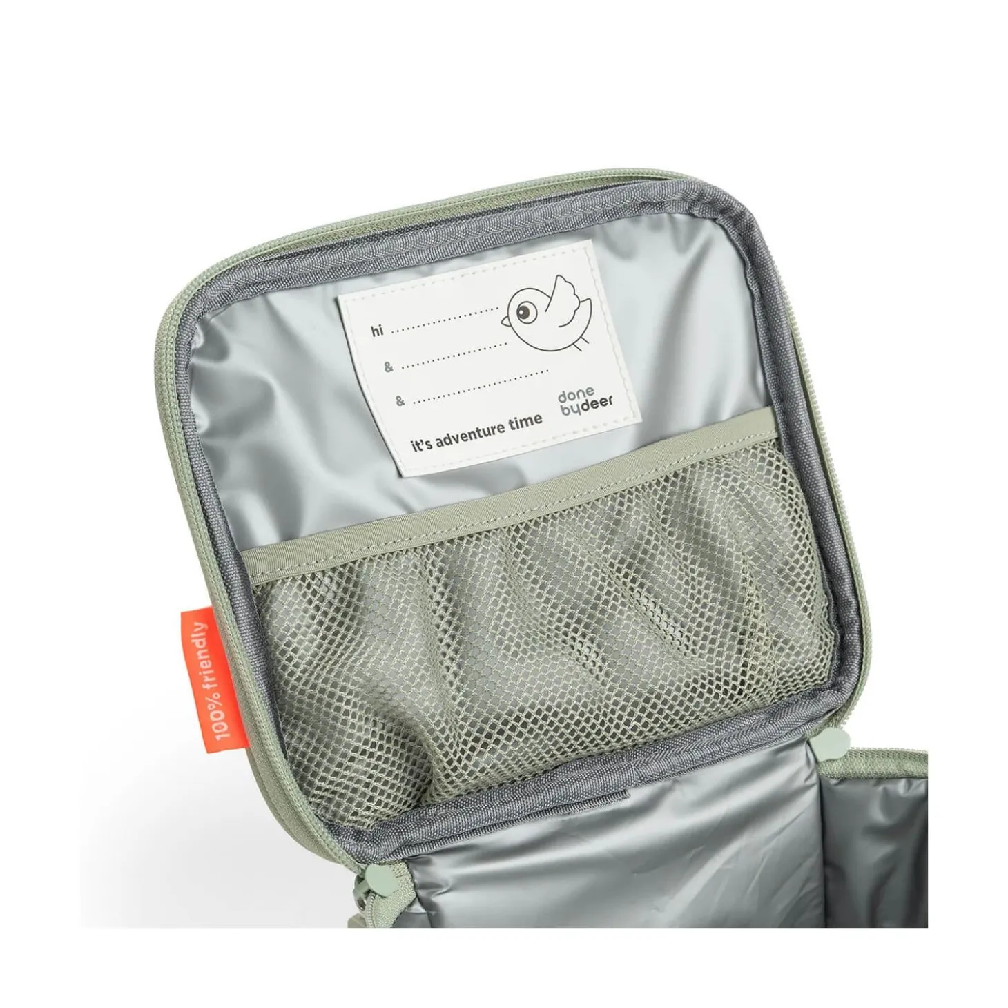 Done by Deer Petit sac repas isotherme Tiny trails Vert
