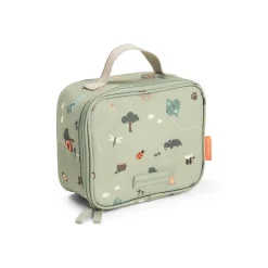 Done by Deer Petit sac repas isotherme Tiny trails Vert