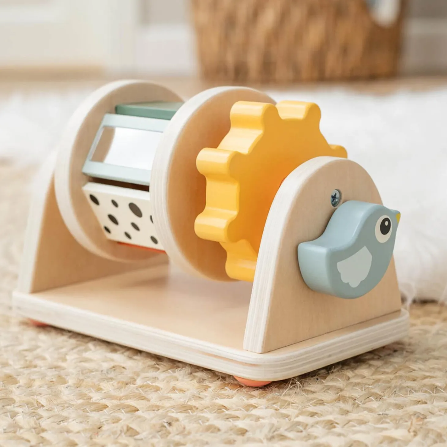 Done by Deer Rouleau multi sensoriel d'activité Birdee Multicolore