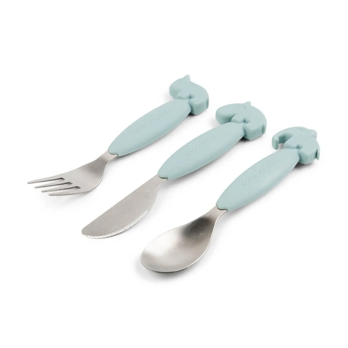 Done by Deer Set de couverts Easy-grip Deer friends Bleu