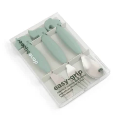 Done by Deer                    Set de couverts Easy-grip Deer friends    Vert