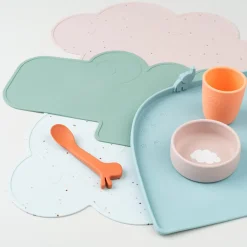 Done by Deer Set de table silicone Confetti Rose