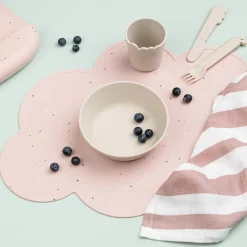 Done by Deer                    Set de table silicone Confetti    Rose