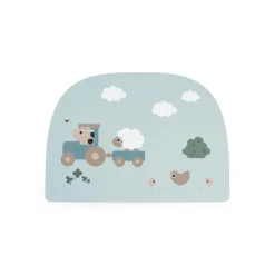 Done by Deer Set de table Tiny farm Bleu