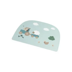 Done by Deer Set de table Tiny farm Bleu