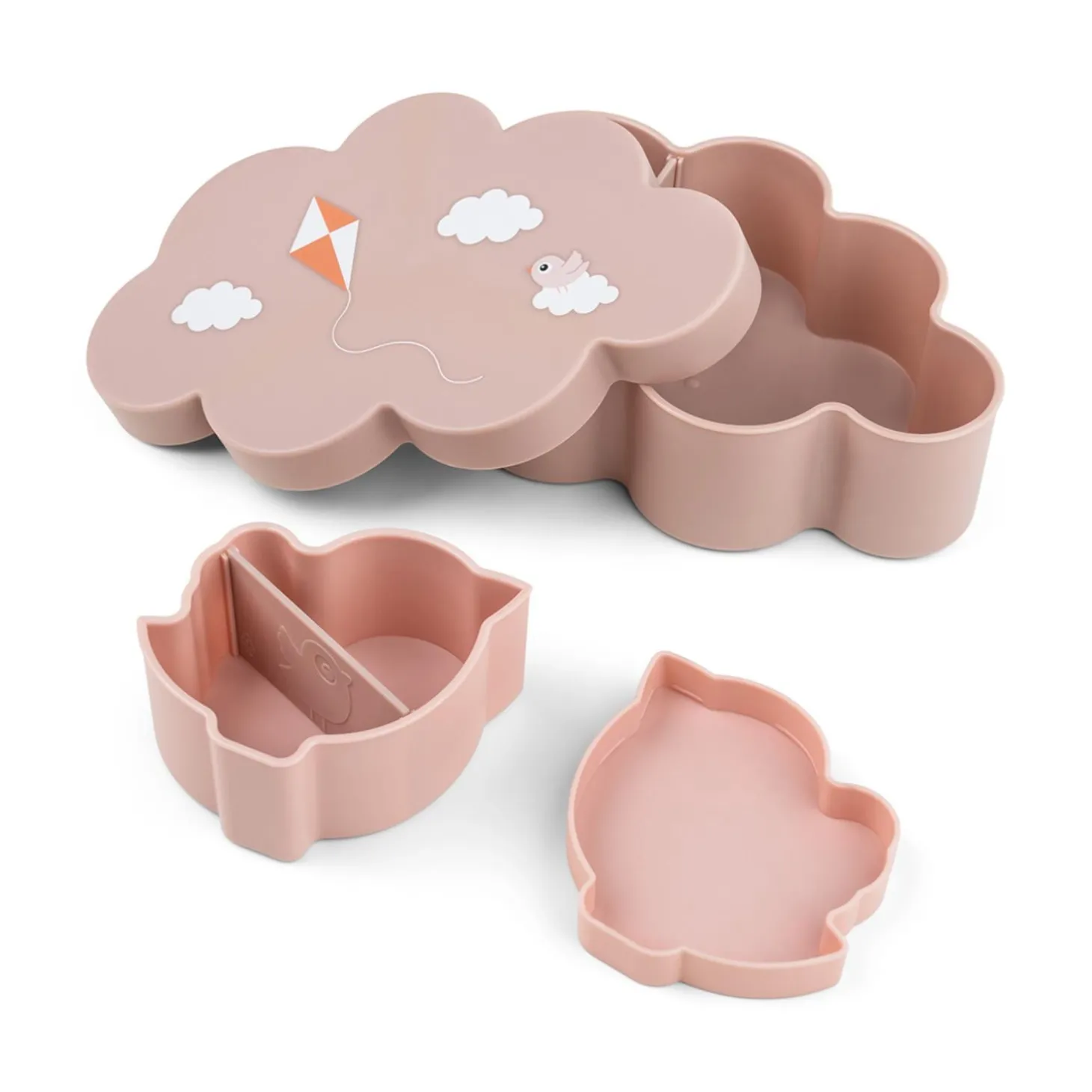 Done by Deer Set gourde et boîtes à goûter Playground Bleu