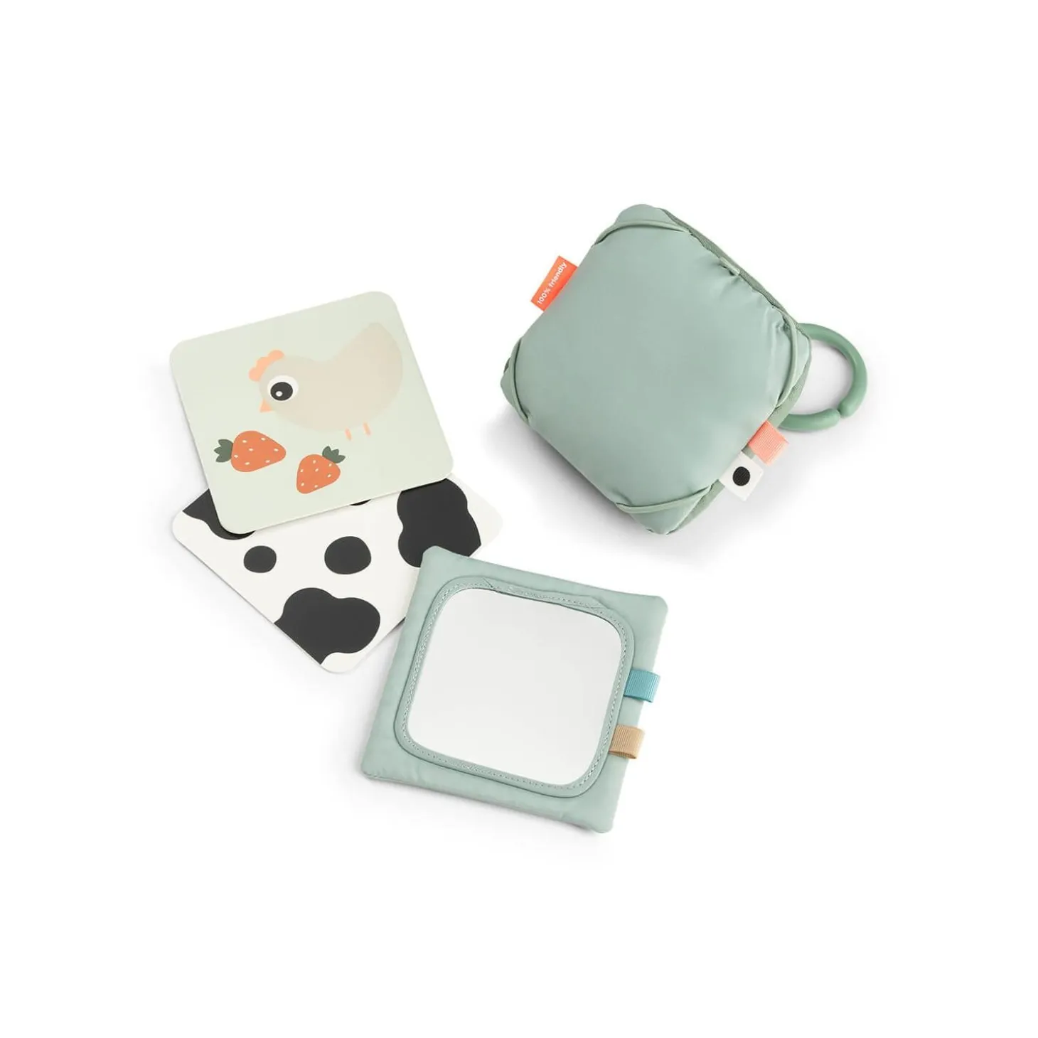 Done by Deer Support cartes à motifs contrastés Vert
