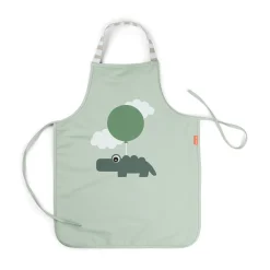 Done by Deer                    Tablier imperméable pour enfants Happy clouds    Vert