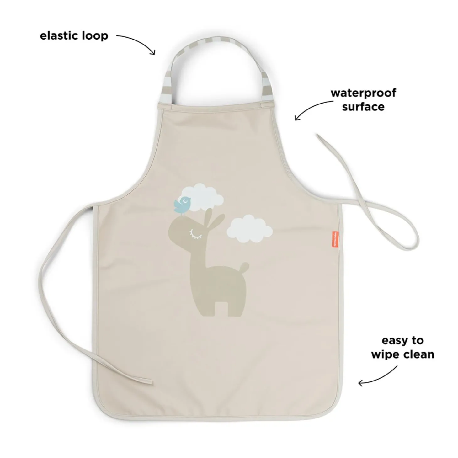 Done by Deer Tablier imperméable pour enfants Lalee Sable