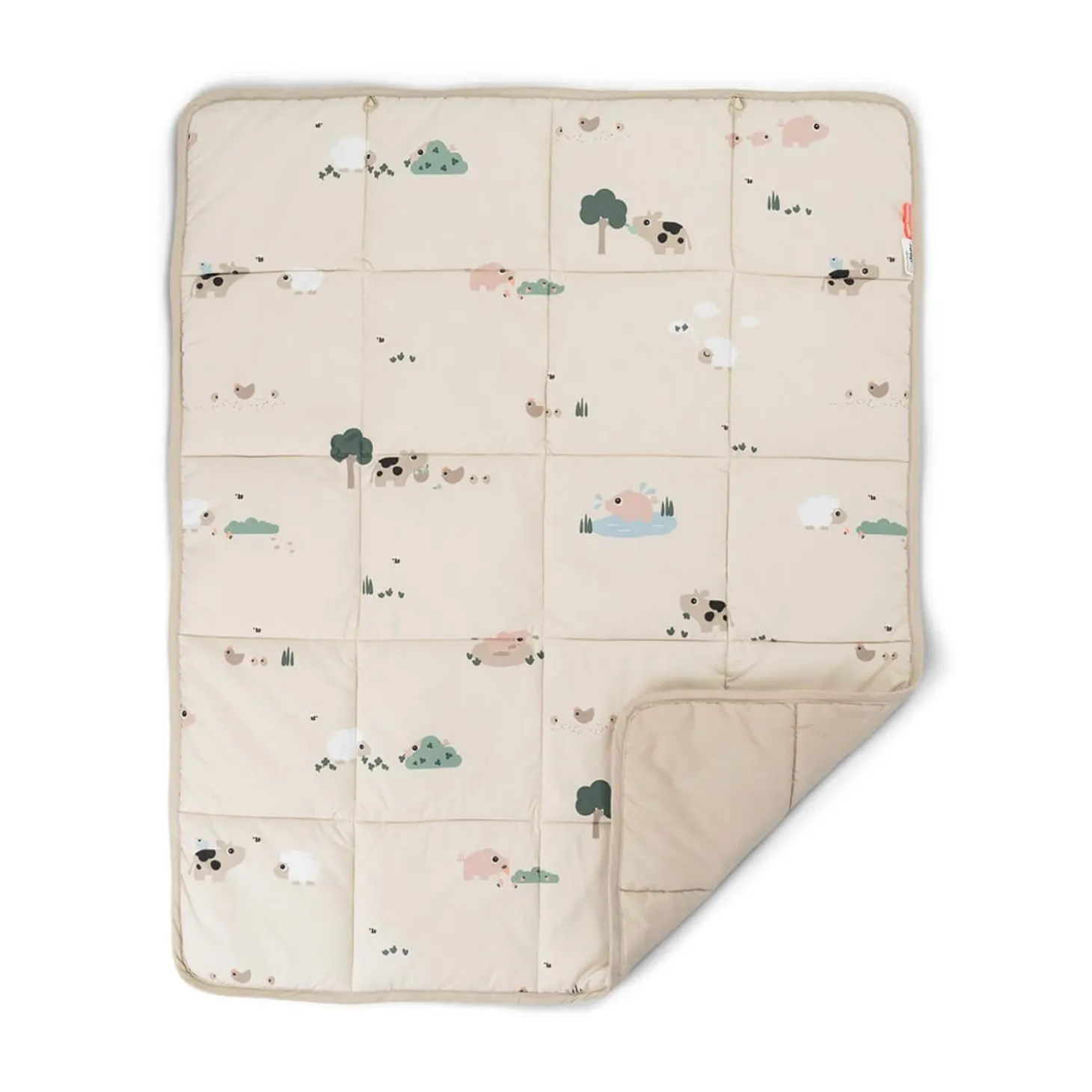 Done by Deer Tapis d'éveil Tiny farm Sable