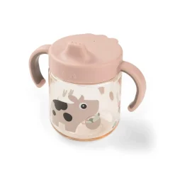 Done by Deer                    Tasse à bec à 2 anses Tiny farm    Rose            260 ml