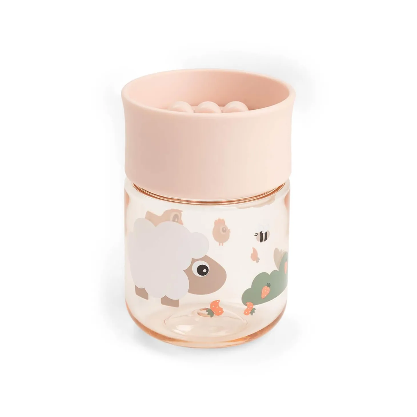 Done by Deer Tasse d'apprentissage 360° Rose 260 ml