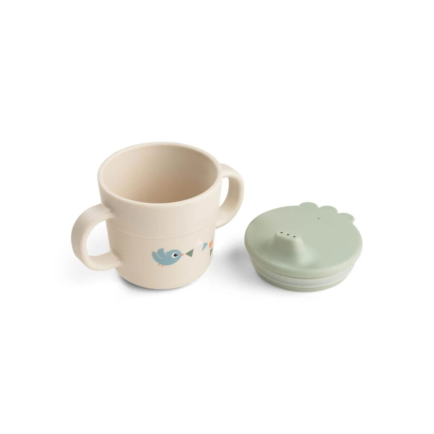Done by Deer Tasse d'apprentissage Foodie Celebration Sable 215 ml