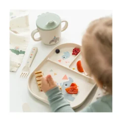 Done by Deer Tasse d'apprentissage Foodie Celebration Sable 215 ml