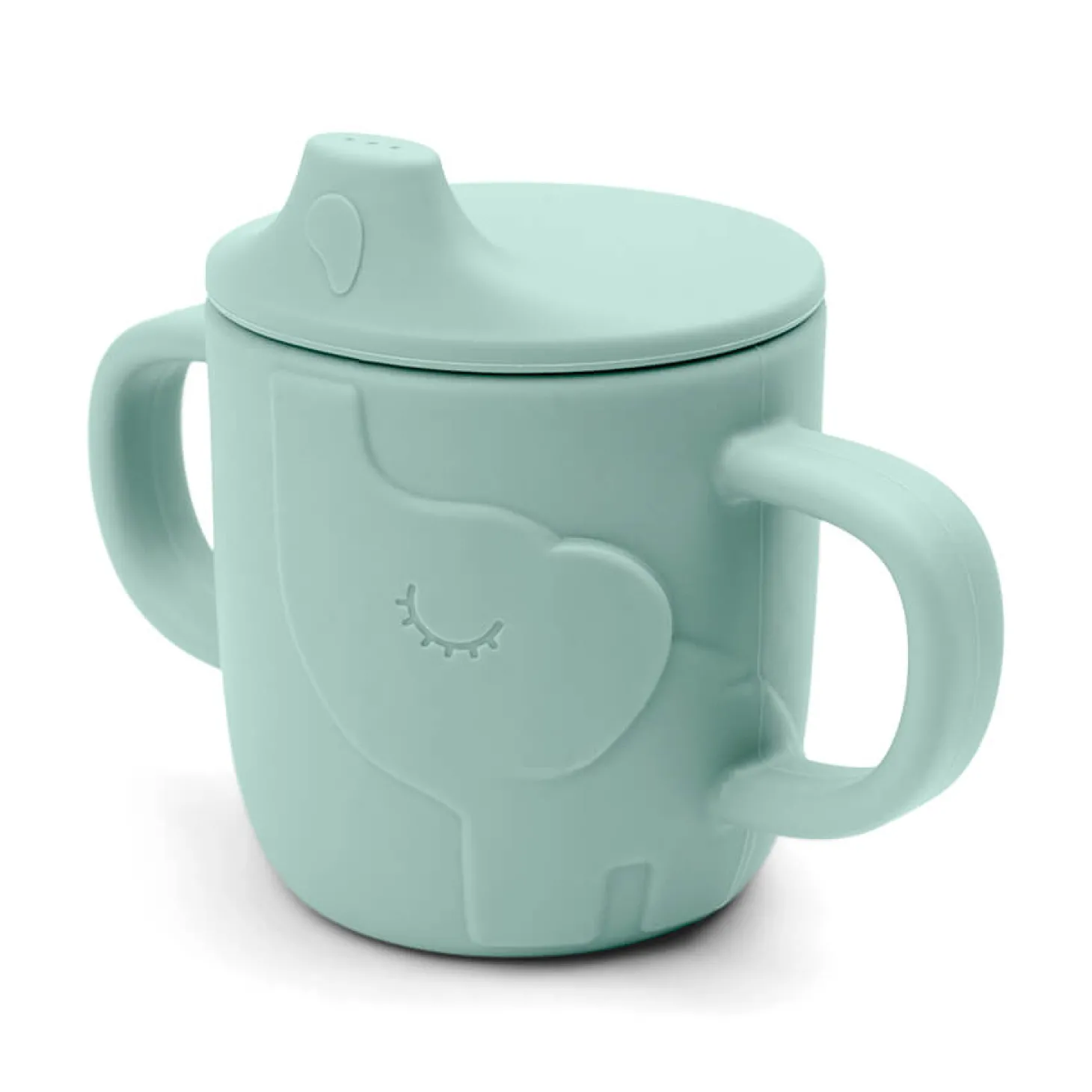 Done by Deer Tasse d'apprentissage Elphee Peekaboo Bleu