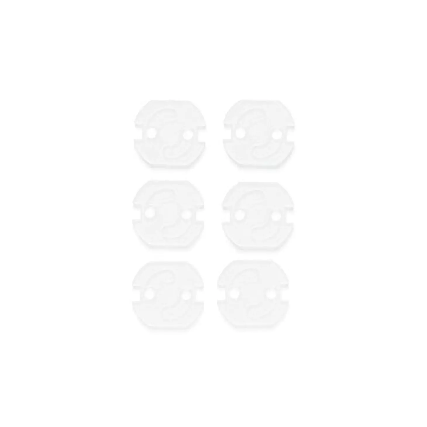 Dooky Caches-Prises 6 Pcs Transparant Transparent