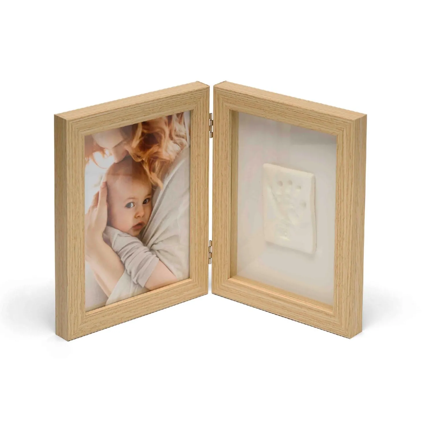 Dooky Cadre Double En Bois Naturel Naturel