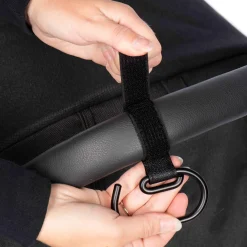 Dooky                    Lot de 2 grands crochets pour poussette    noir