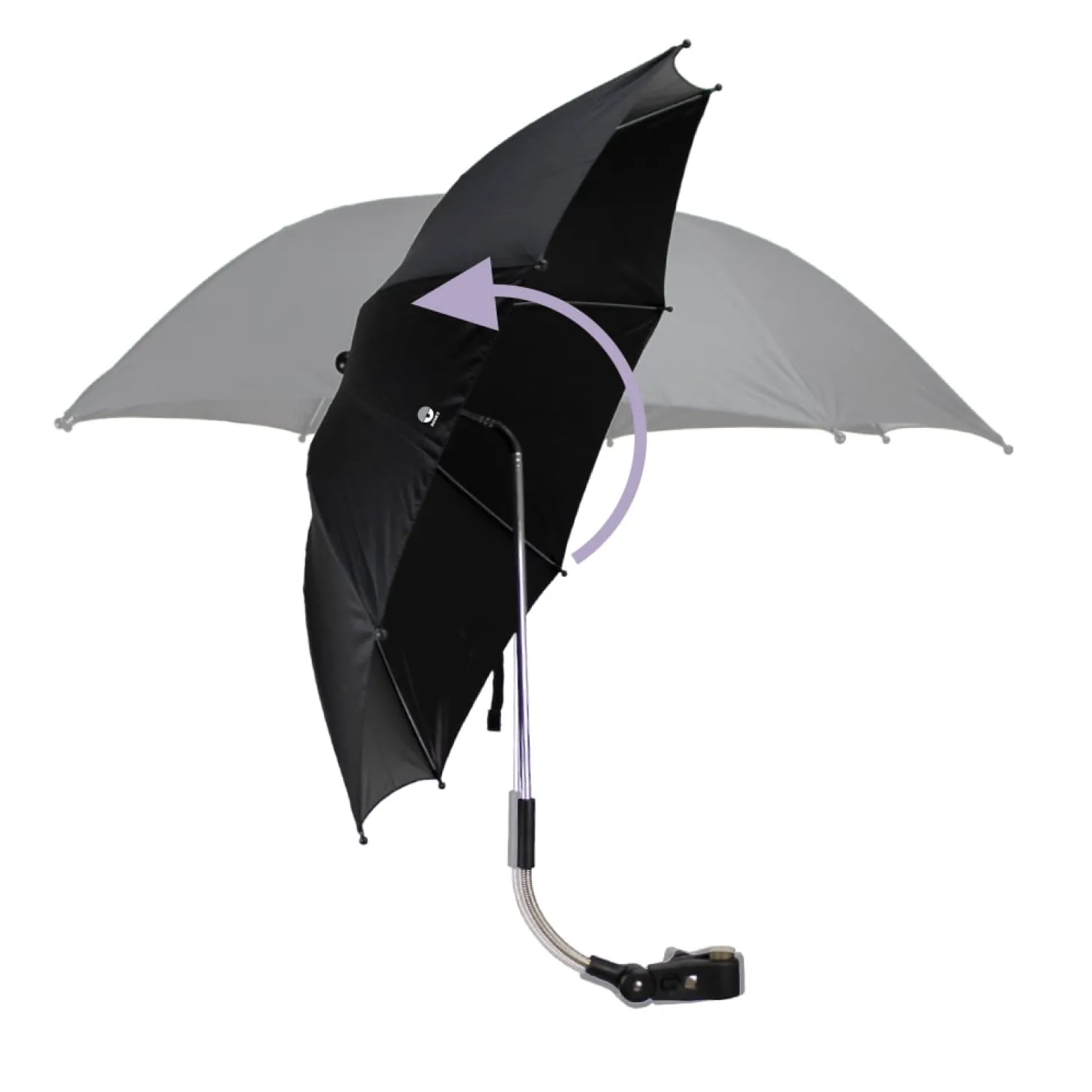 Dooky Ombrelle Romantic Leaves Black