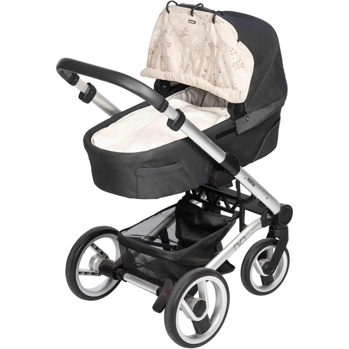 Dooky Pare soleil universel poussette et siège auto Romantic Leaves Beige