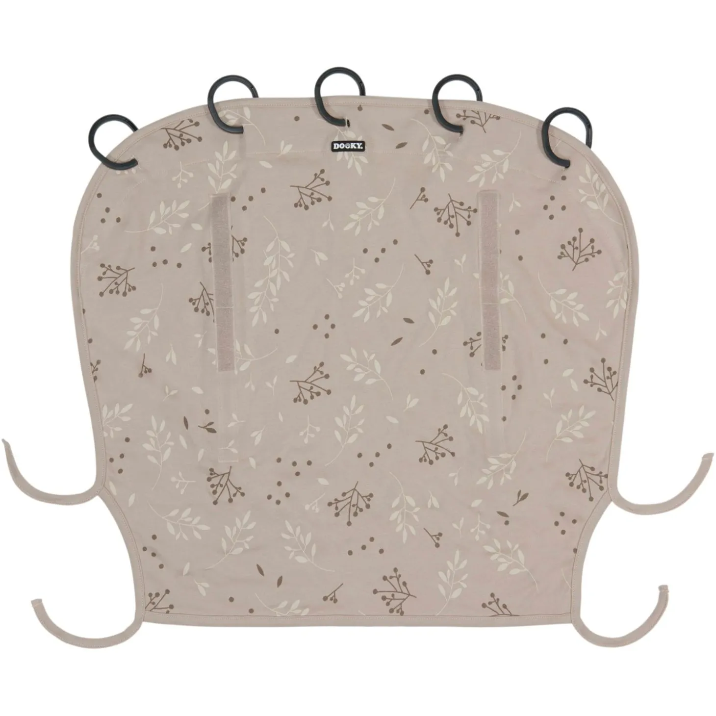 Dooky Pare soleil universel poussette et siège auto Romantic Leaves Beige