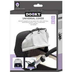 Dooky                    Pare soleil universel poussette et siège auto    gris
