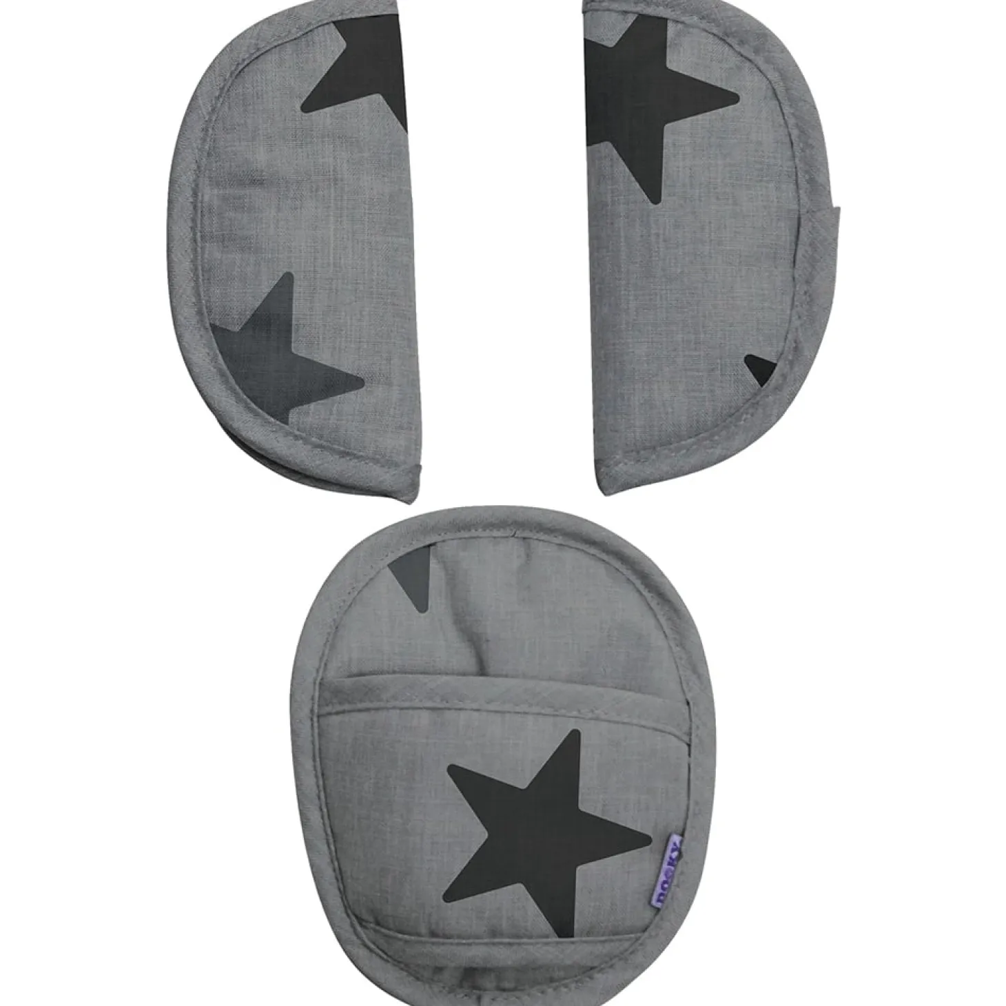 Dooky Protection ceinture universelle Groupe 0 Etoiles Grises