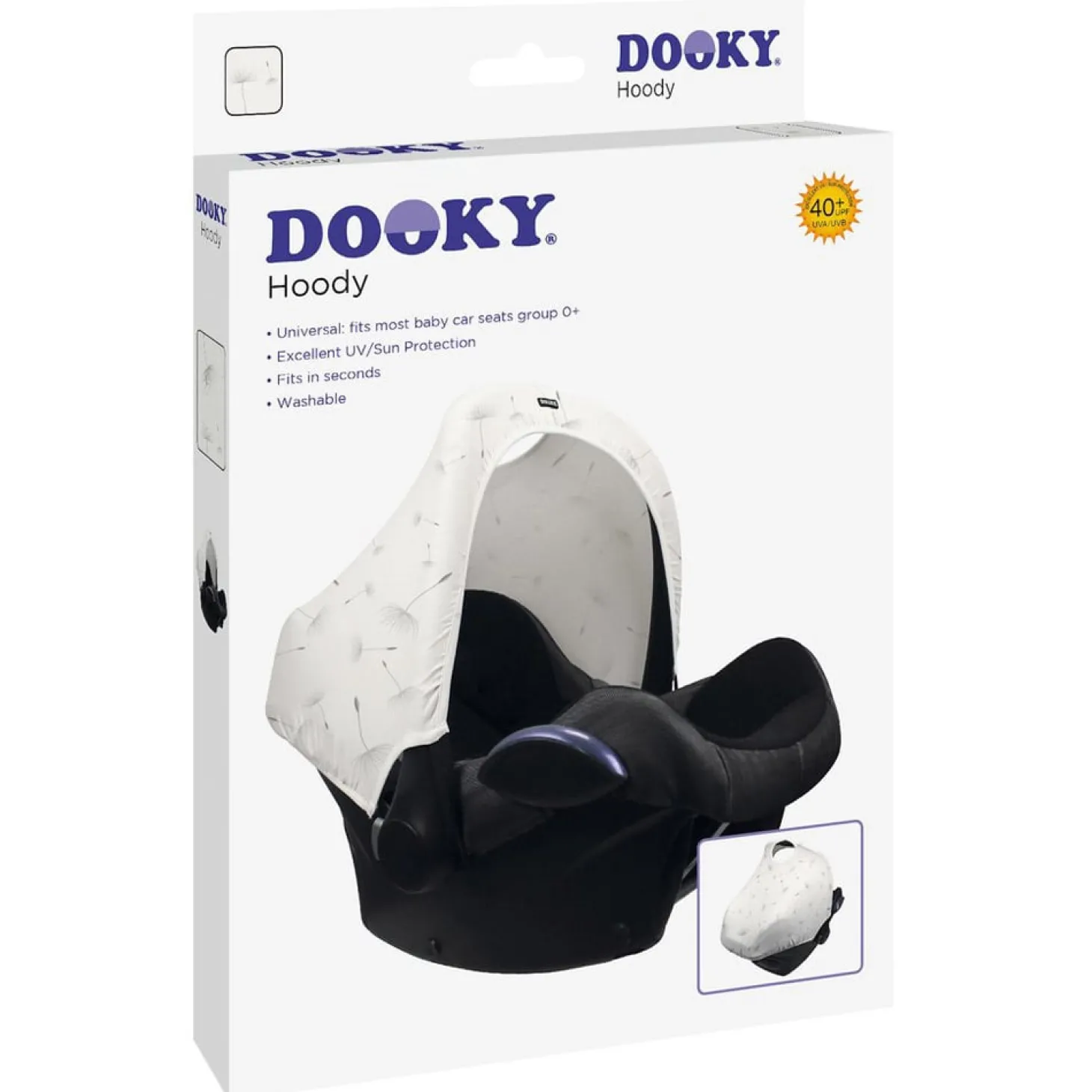 Dooky Protection solaire Hoody pour poussette Dandelion