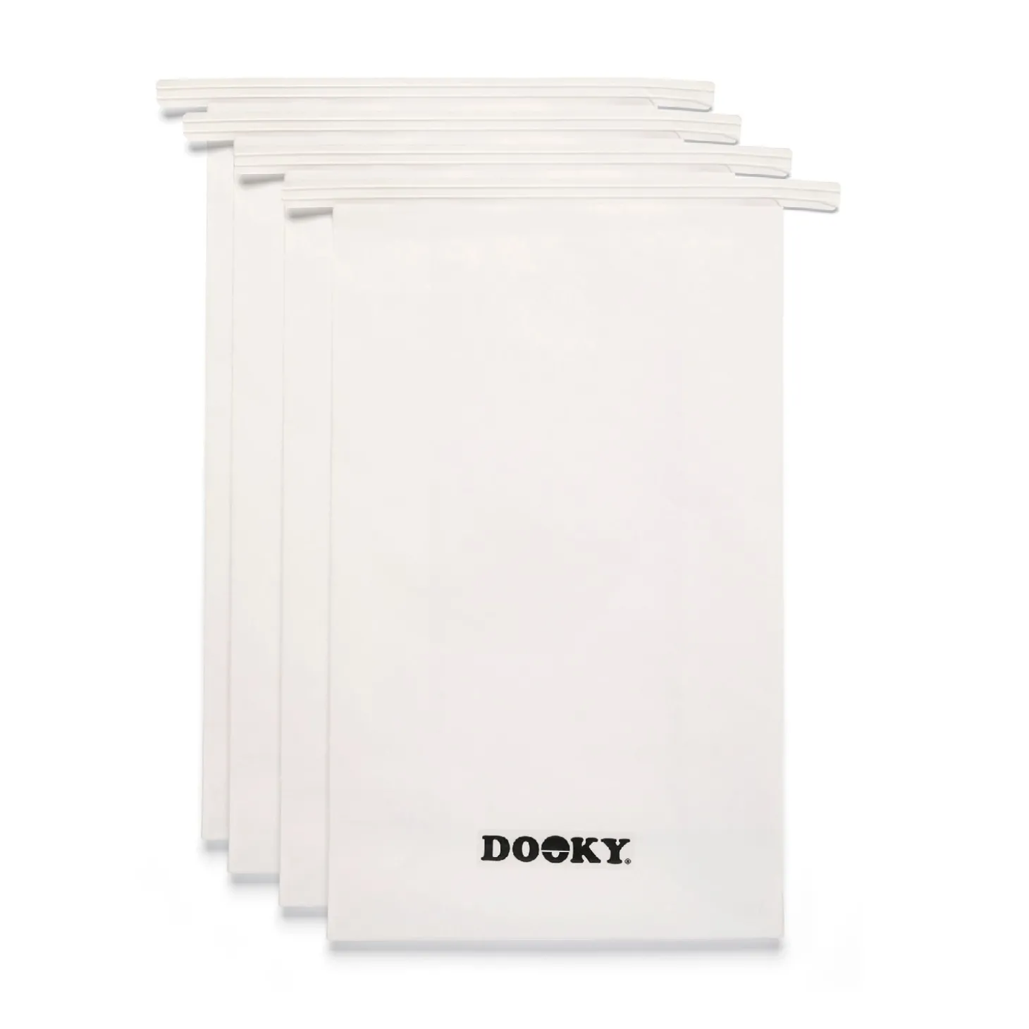 Dooky Sacs Vomitoires (4 Pièces) Blanc
