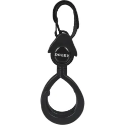 Dooky                    Set de 2 Crochet 360° pour poussette    Noir