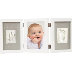 Dooky Triple cadre avec boîte à souvenirs Blanc 52x22 cm