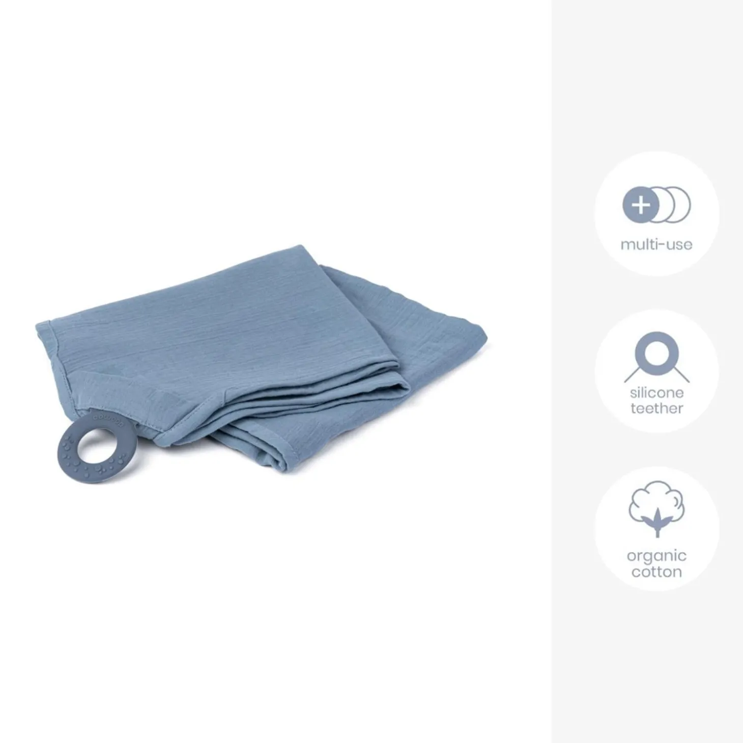Doomoo Cape d'allaitement Mom'N Play Tetra Blue