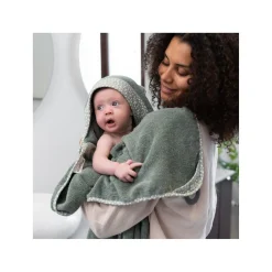 Doomoo Cape de bain Dry'N Play Vert