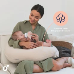 Doomoo                    Coussin de maternité Buddy Tetra Jersey    Sand