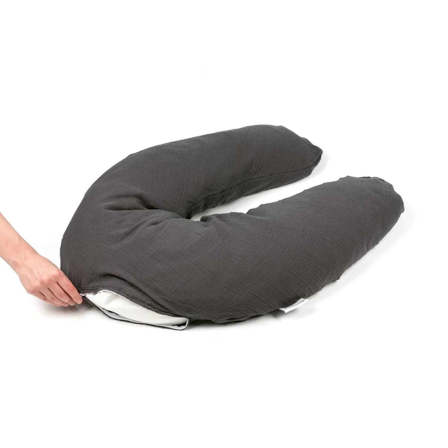 Doomoo Coussin de maternité Comfy Big Tetra Tetra Grey