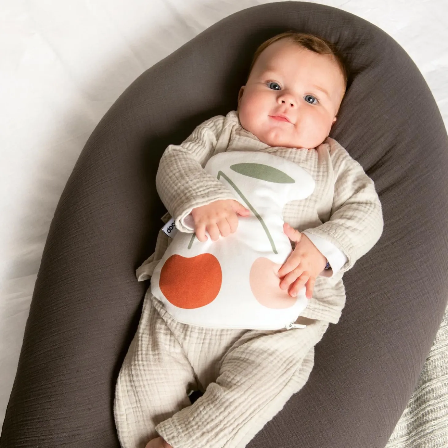 Doomoo Coussin de maternité Comfy Big Tetra Tetra Grey