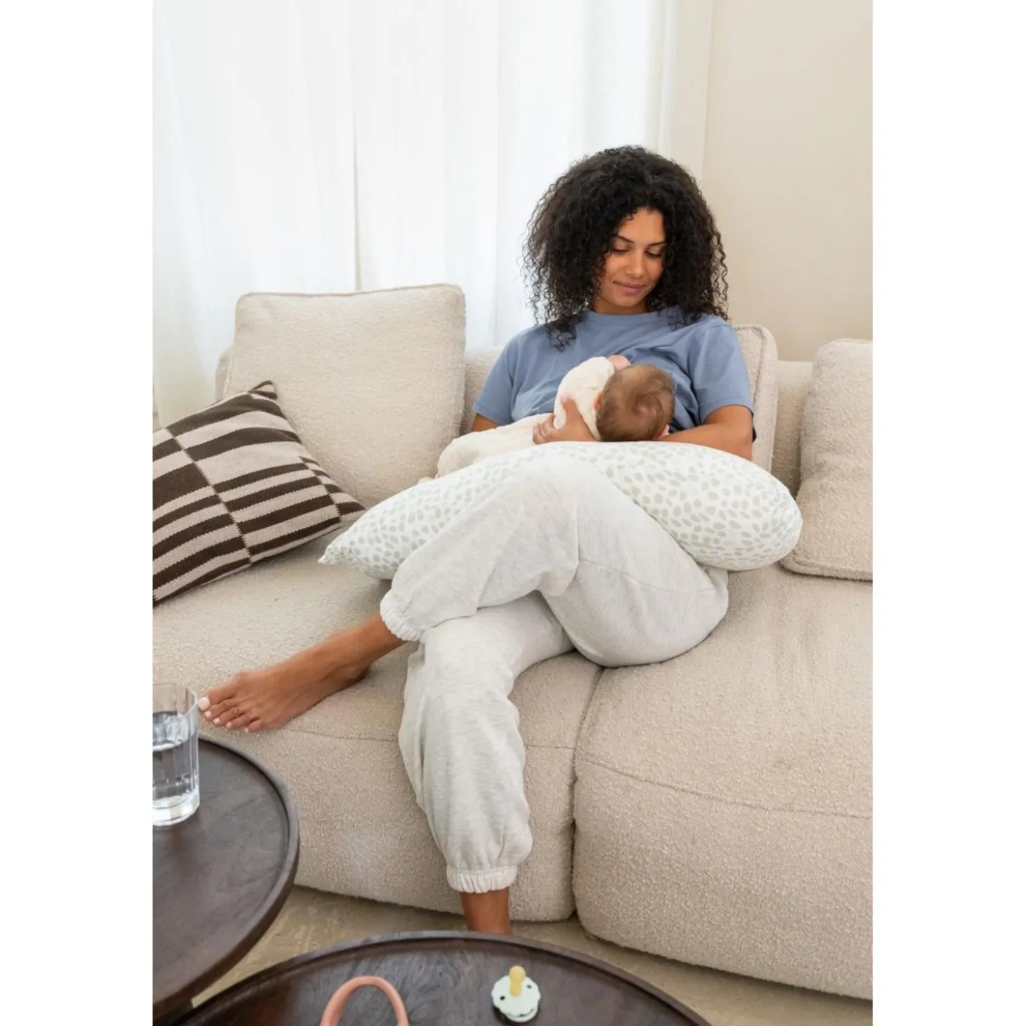 Doomoo Coussin maxxy Mini Leaves Vert