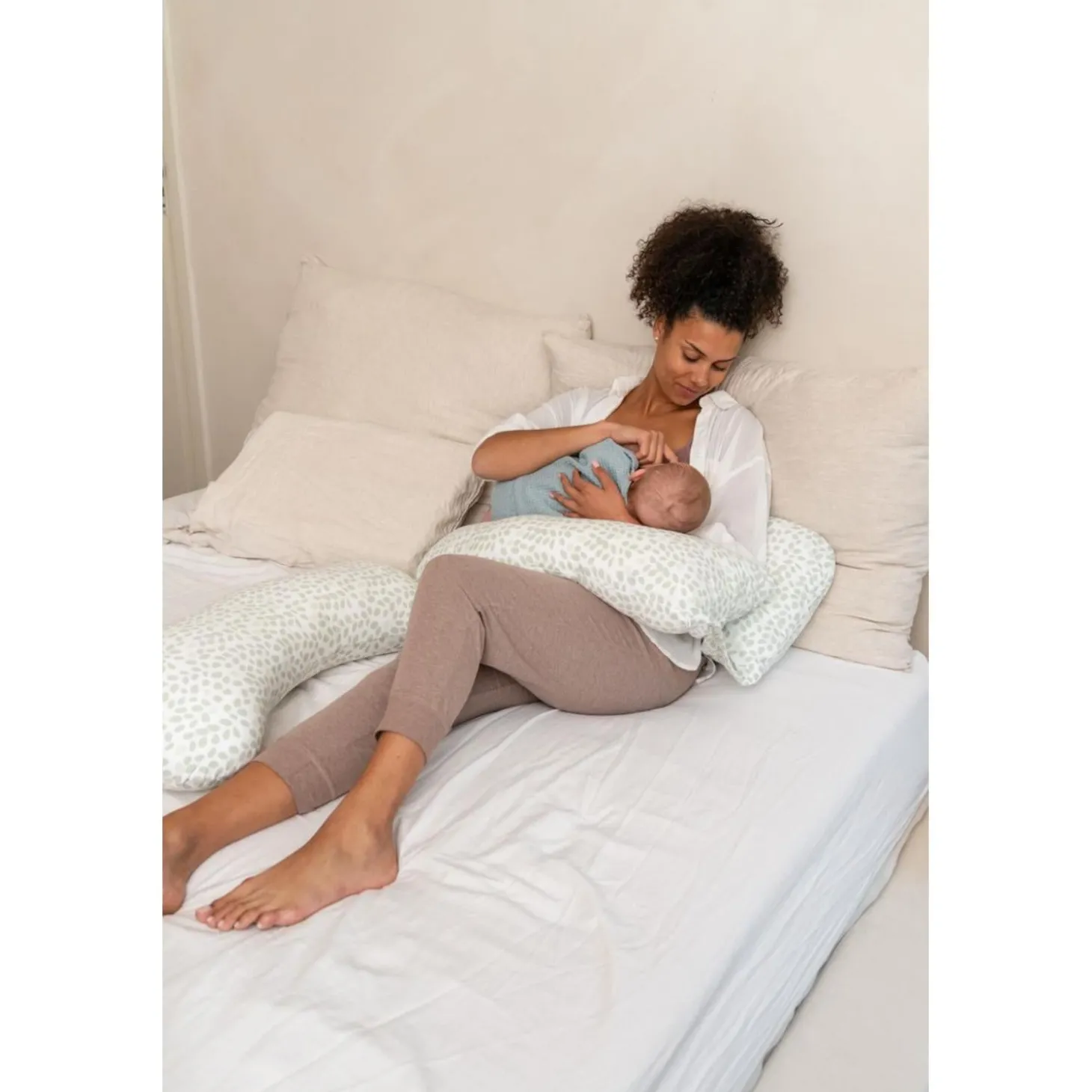 Doomoo Coussin maxxy Mini Leaves Vert