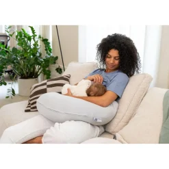Doomoo Coussin twisty 2en1 Gris