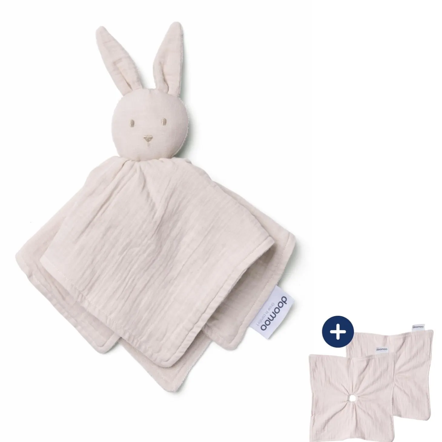 Doomoo Doudou you&me Beige Amande