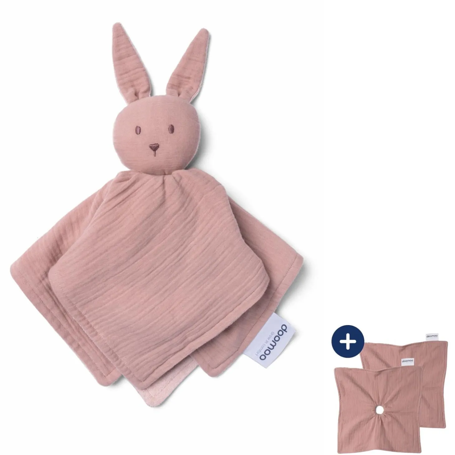 Doomoo Doudou you&me Rose