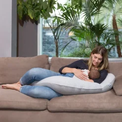 Doomoo Housse coussin de maternité Gris