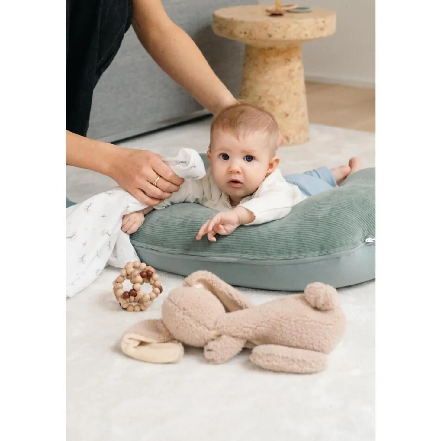 Doomoo Lot de 3 langes gaze de coton Lovely Flower Pink